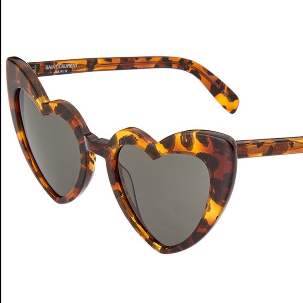 Saint Laurent Loulou Heart Sunglasses 🕶️